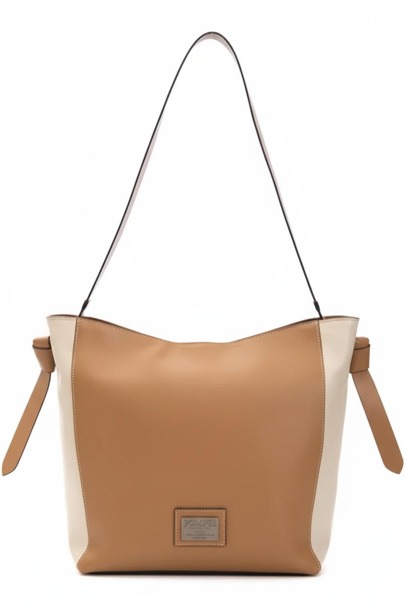 Brązowa torba - widok z przodu