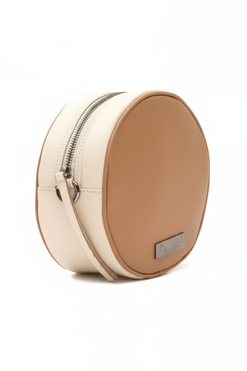 Brązowa torebka Pompei Donatella - widok z boku